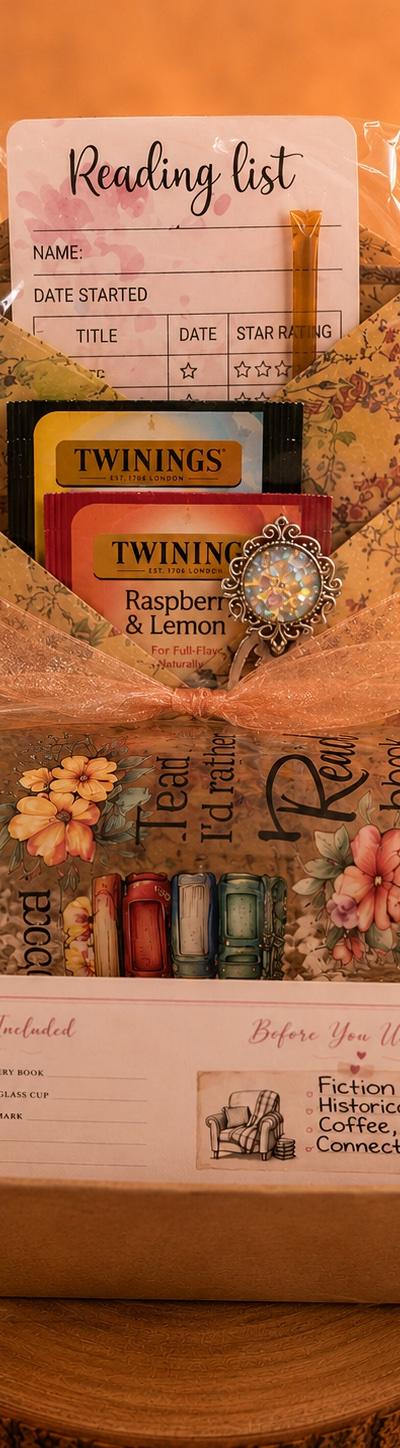 Blind date with a book gift basket
