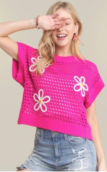 Crochet Flower Top 