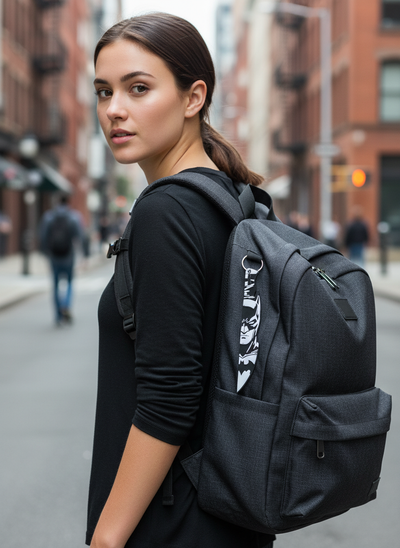 Batman Backpack Keychain