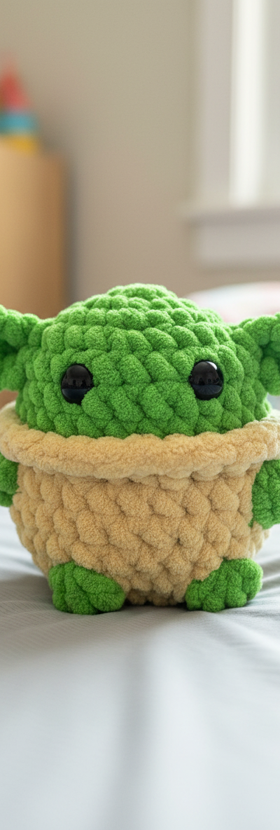 Handmade Crochet Little Alien