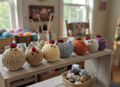 Handmade Plush Chicken