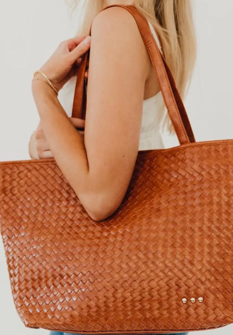 Tiffany Woven Tote Bag
