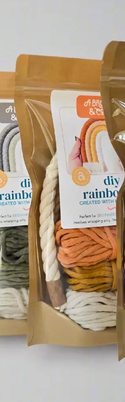 DIY Macrame Rainbow Kit