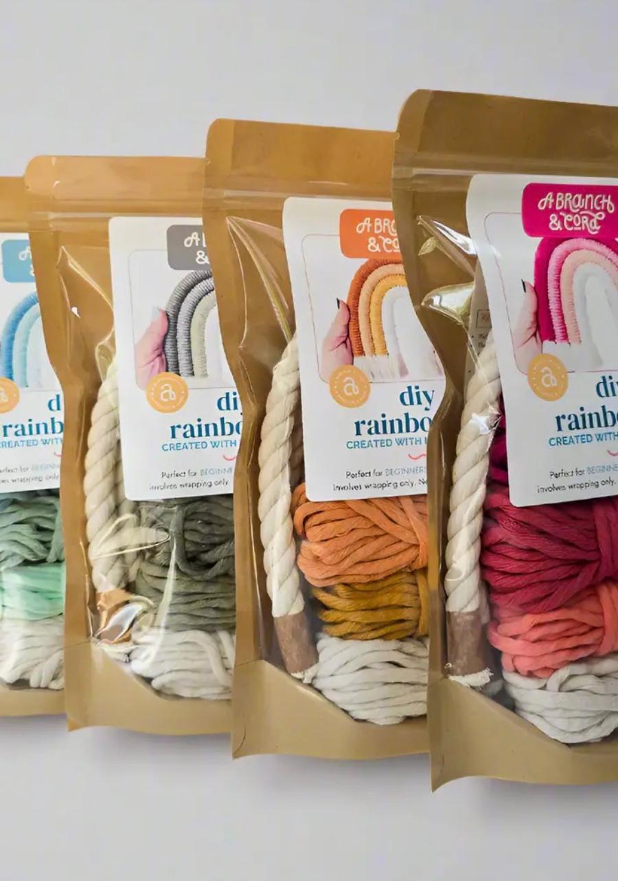 DIY Macrame Rainbow Kit