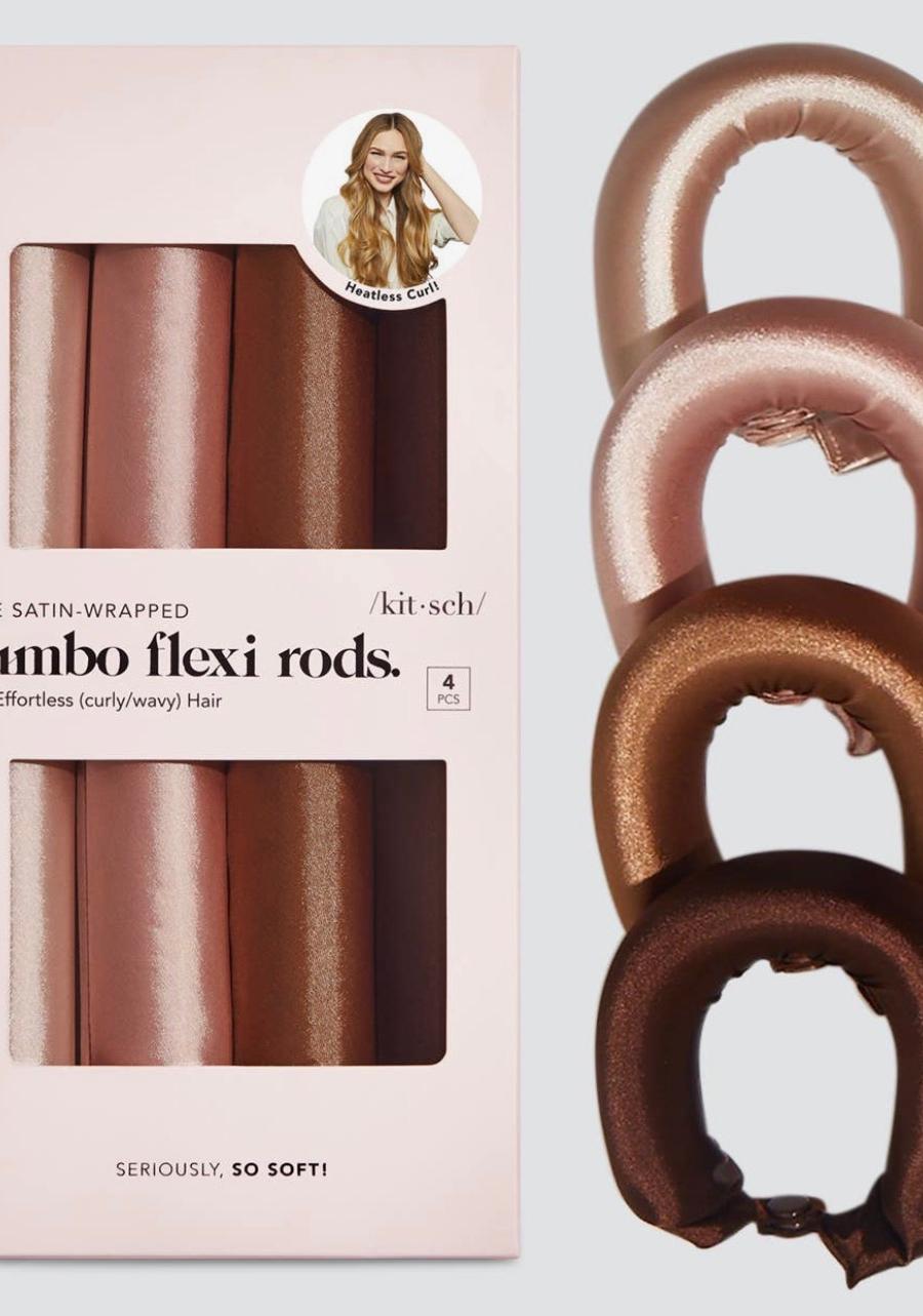 kitsch Satin Wrapped Jumbo Flexi Rods