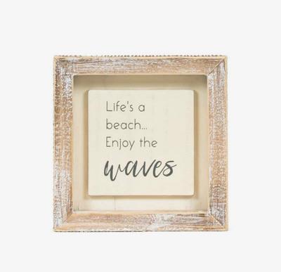 Life's a Beach Wood Sign