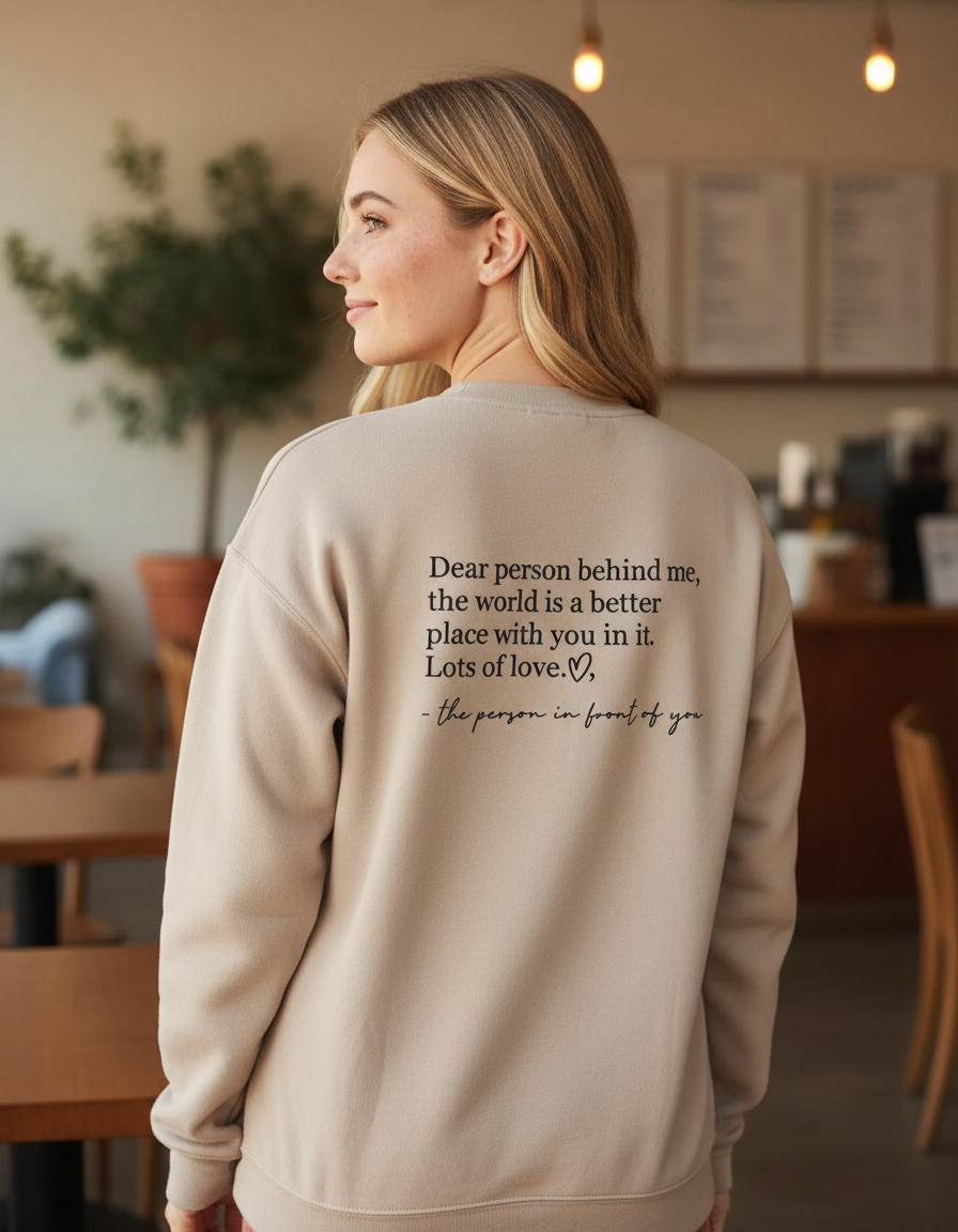 Be Kind / Dear Person Behind Me Sweatshirt