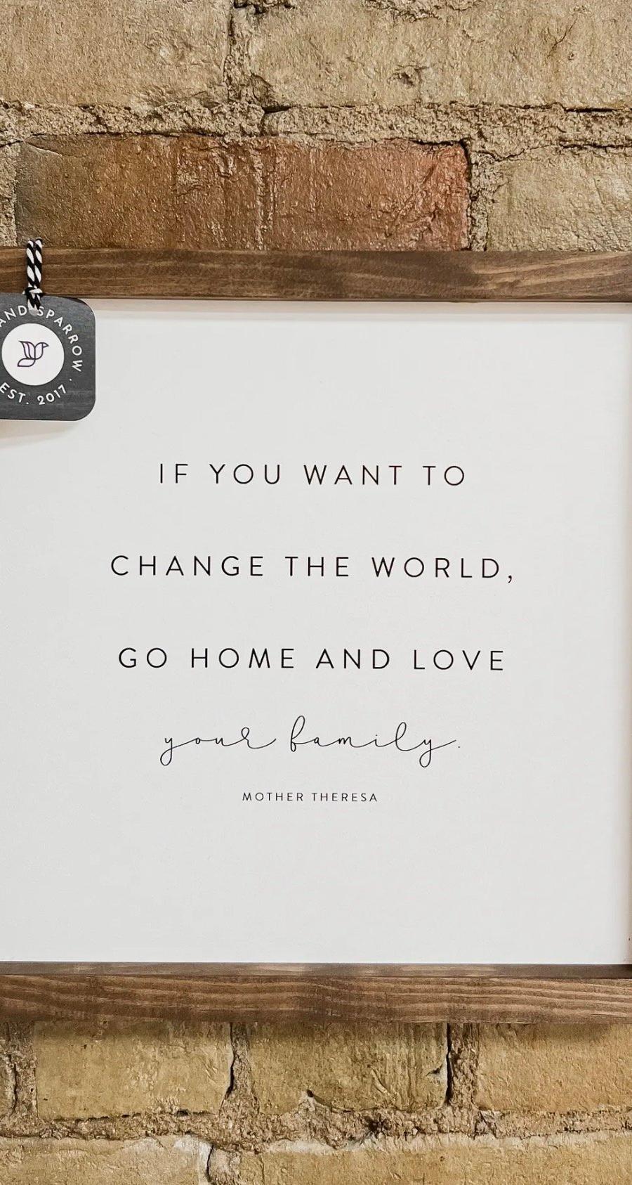 If You Want To Change The World Wood Sign