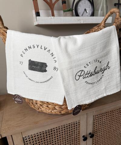 Pittsburgh & Pennsylvania Hometown Tea Towels