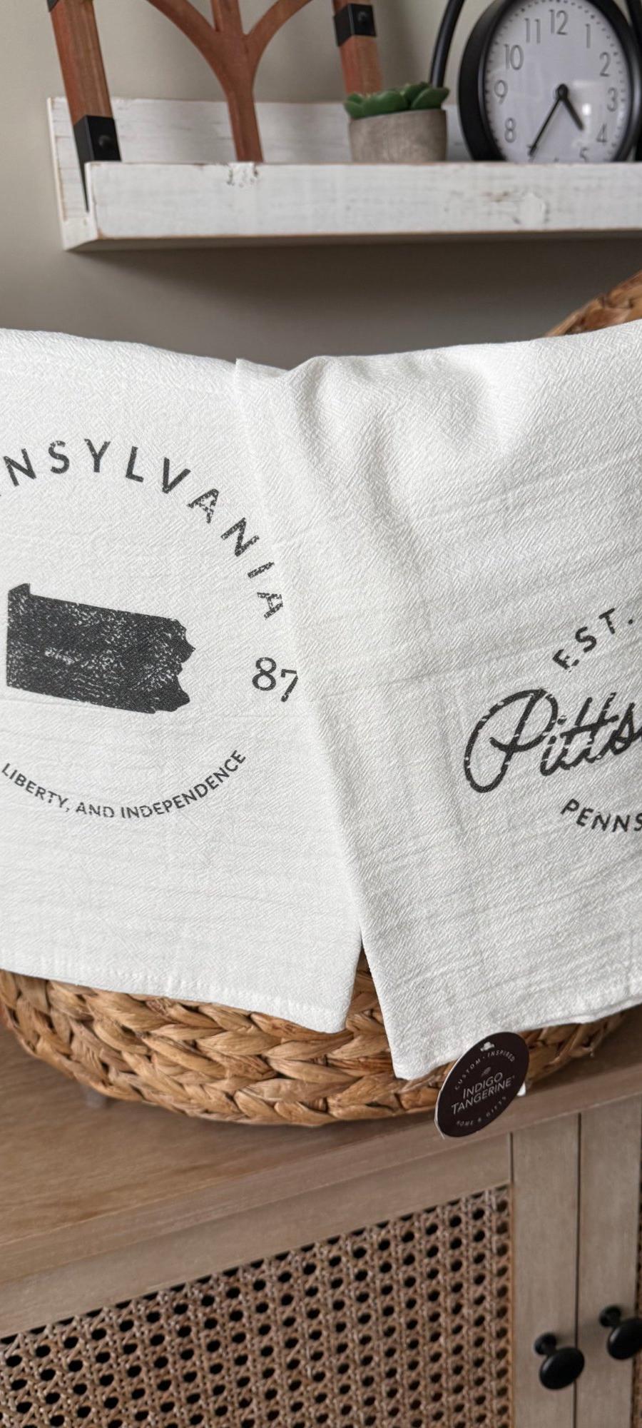 Pittsburgh & Pennsylvania Hometown Tea Towels