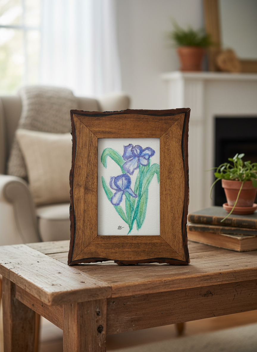 Watercolor Irises