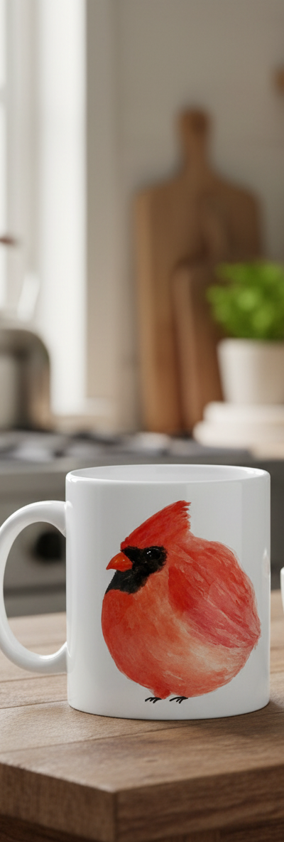 Fatty Bird Cardinal Big Red