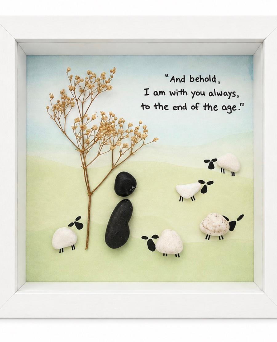 Shepherd and Sheep Rock Art 