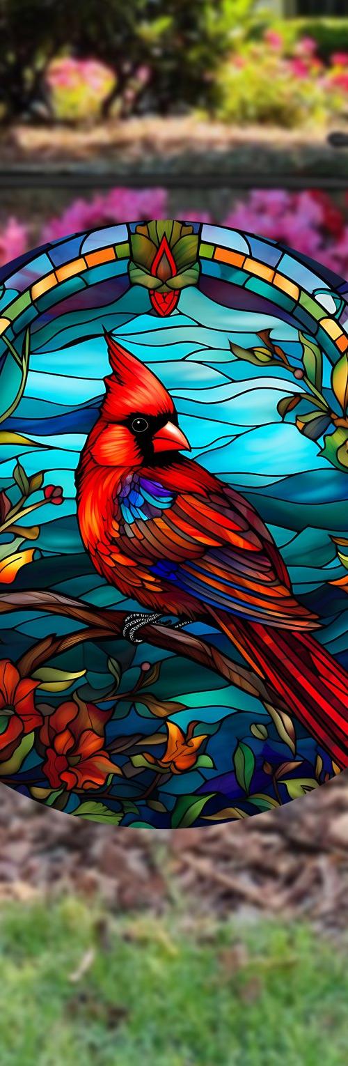 Cardinal Wind Spinner Outdoor Decor