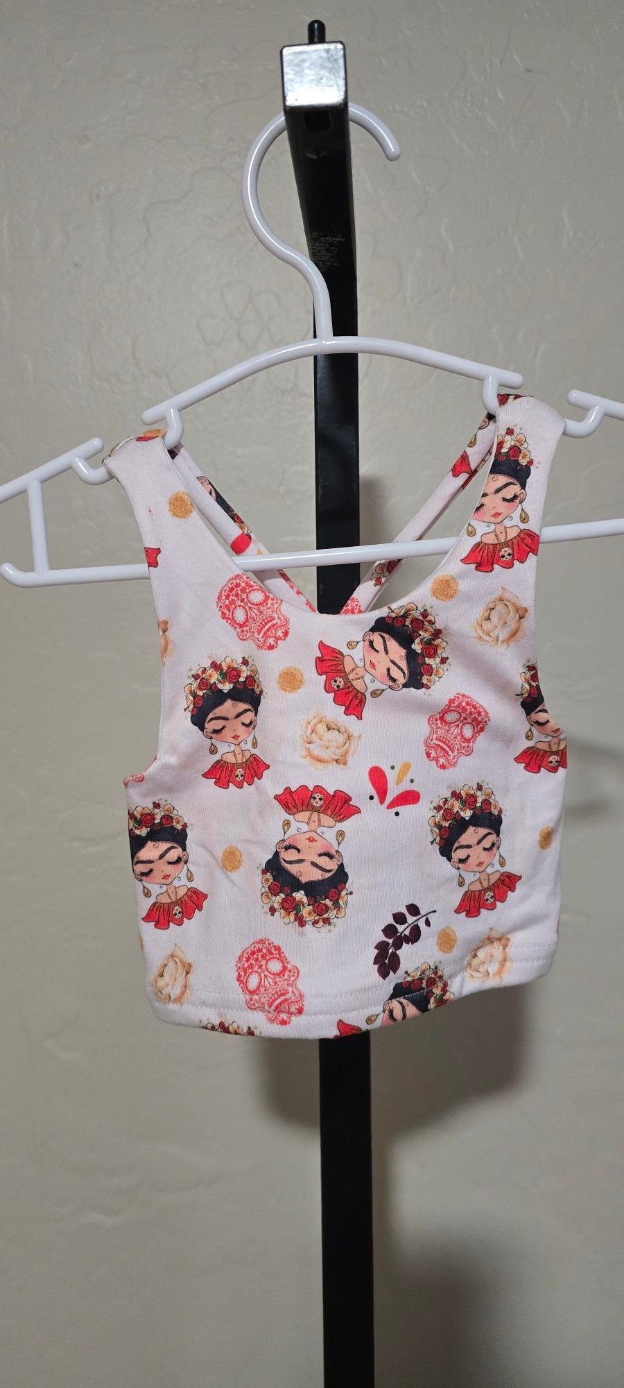 Kids crop tank