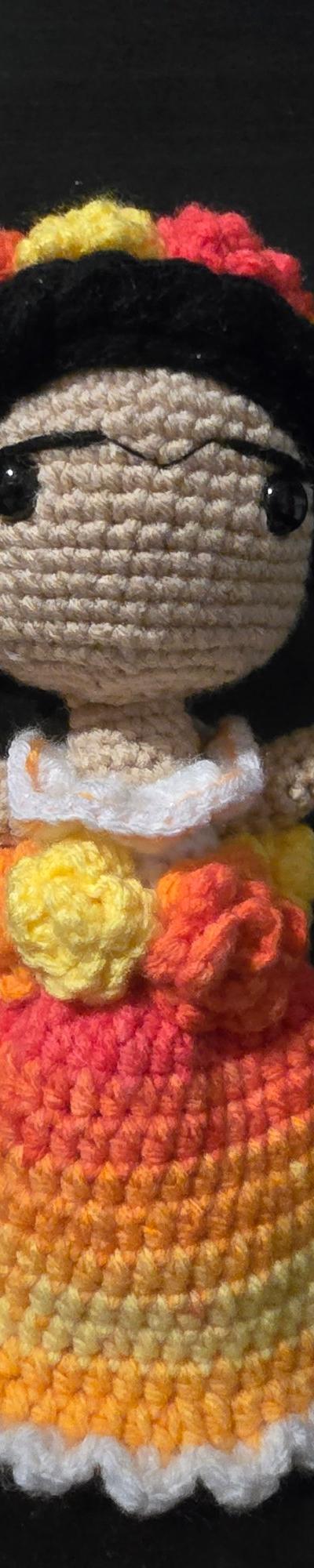 Crochet frida doll