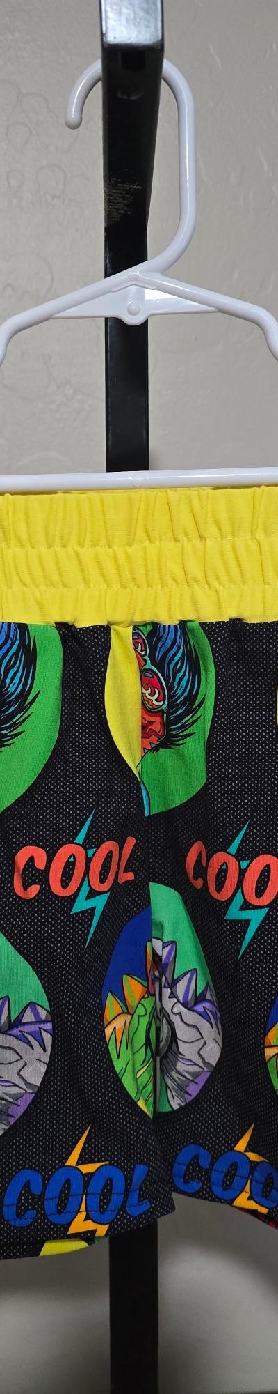 Kids dino shorts