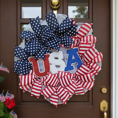 USA FLAG WREATH