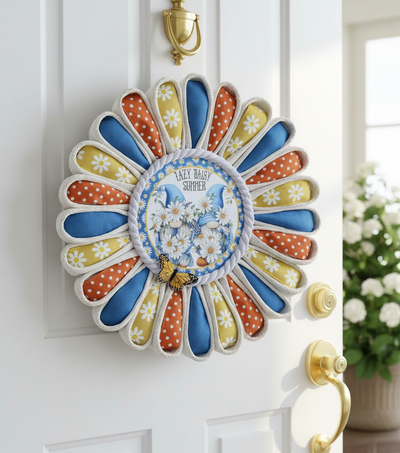LAZY DAISY SUMMER WREATH
