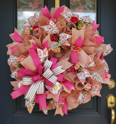 BLUSH RANUNCULUS WREATH