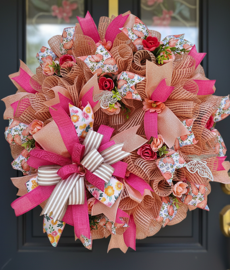 BLUSH RANUNCULUS WREATH