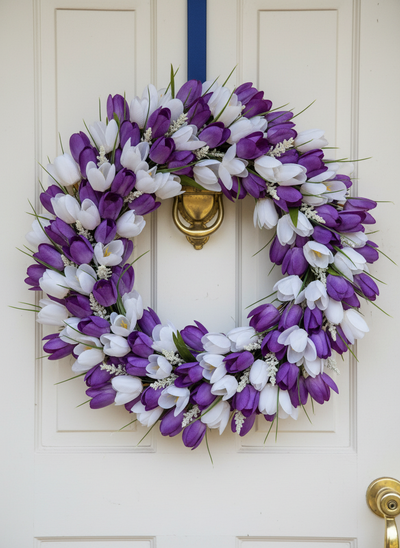 WREATH W/ 250+ TULIPS