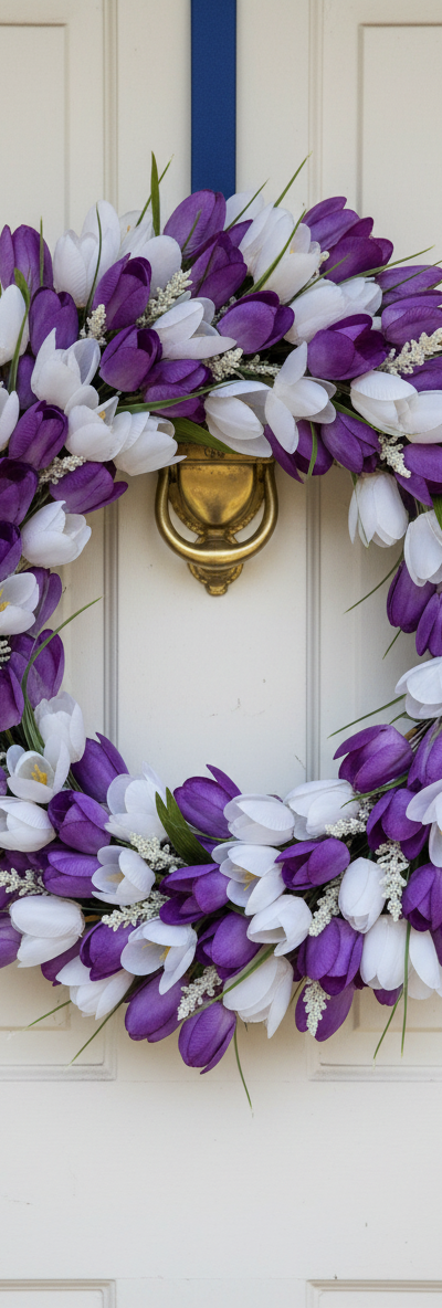 WREATH W/ 250+ TULIPS
