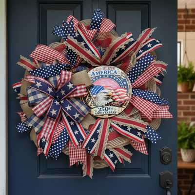 LARGE PATRIOTIC WREATH