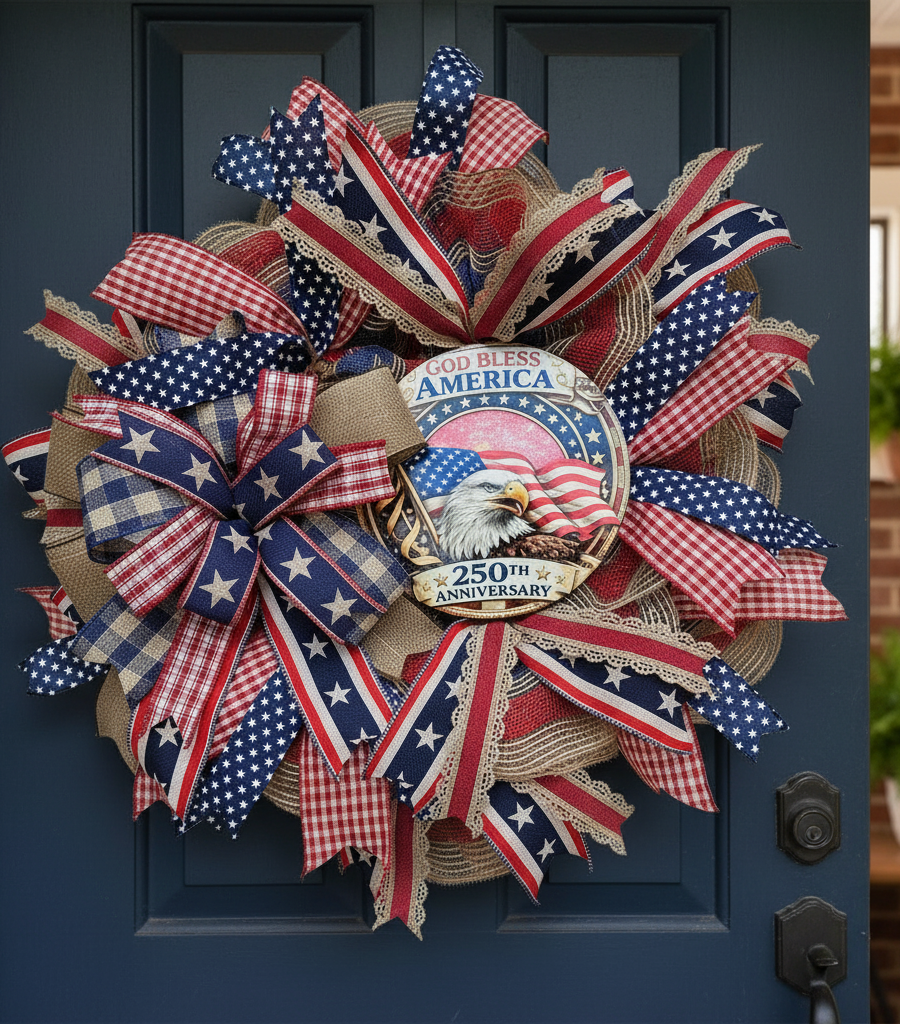 LARGE PATRIOTIC WREATH