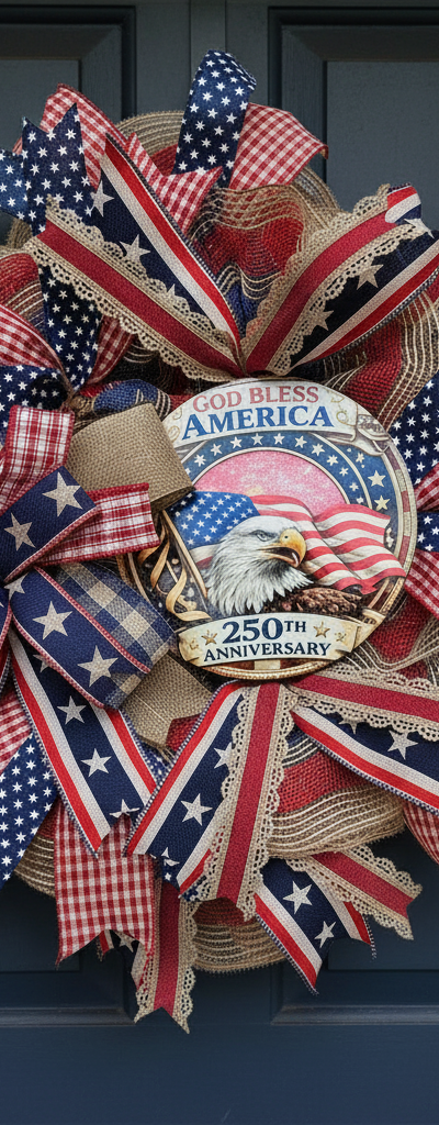 LARGE PATRIOTIC WREATH