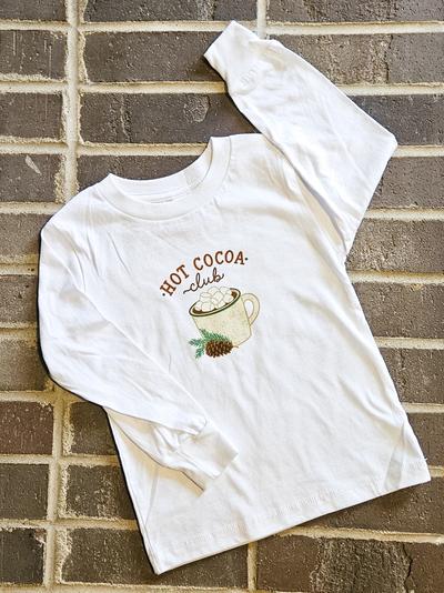 Hot Cocoa Club Long Sleeve Toddler Shirt