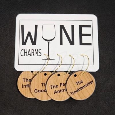 Party Animal Wine Glass Charms