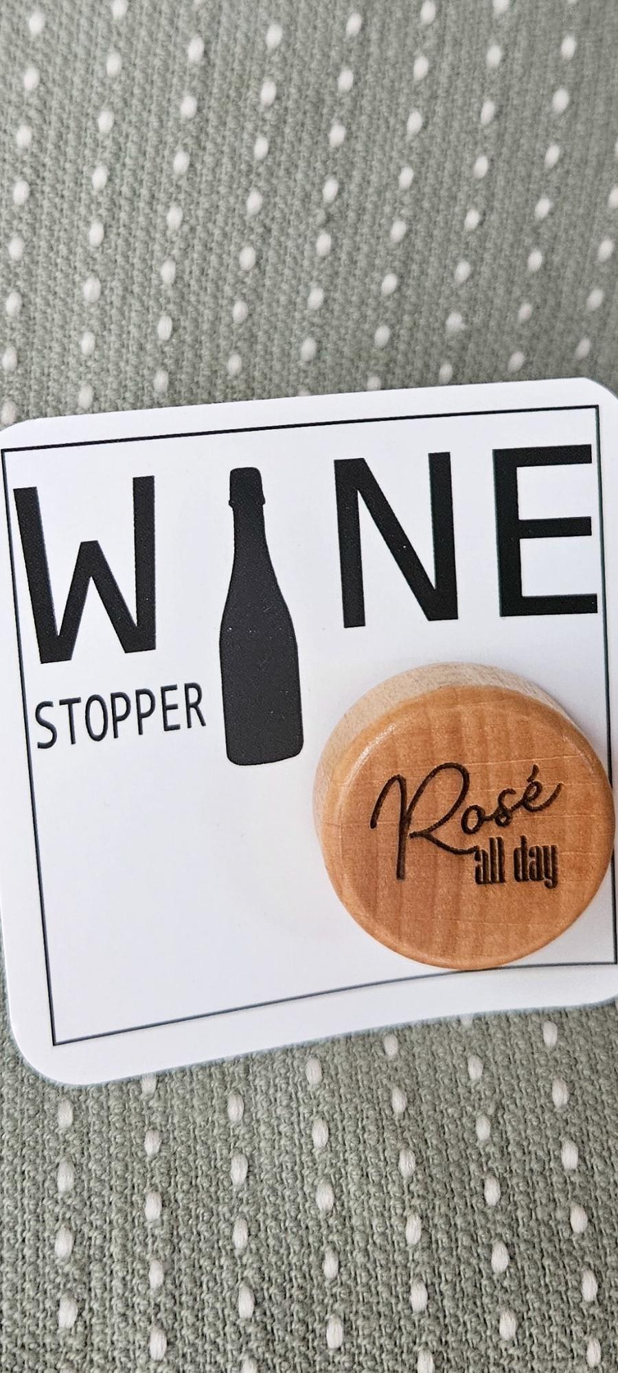 Rosé All Day Wine Stopper