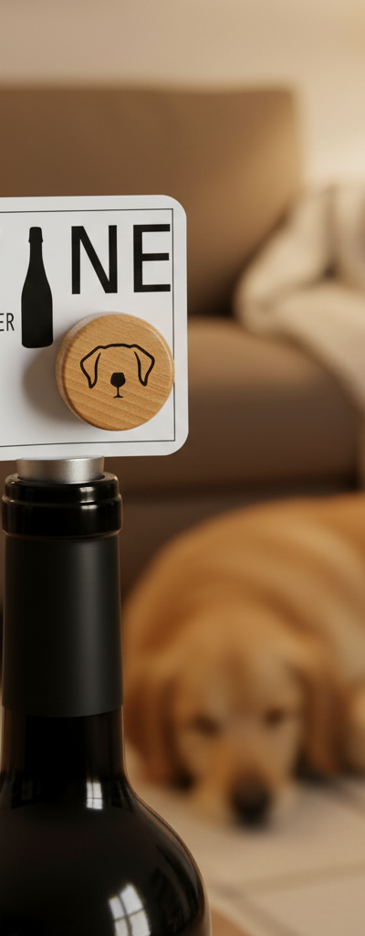 Paws & Pour Wine Stopper