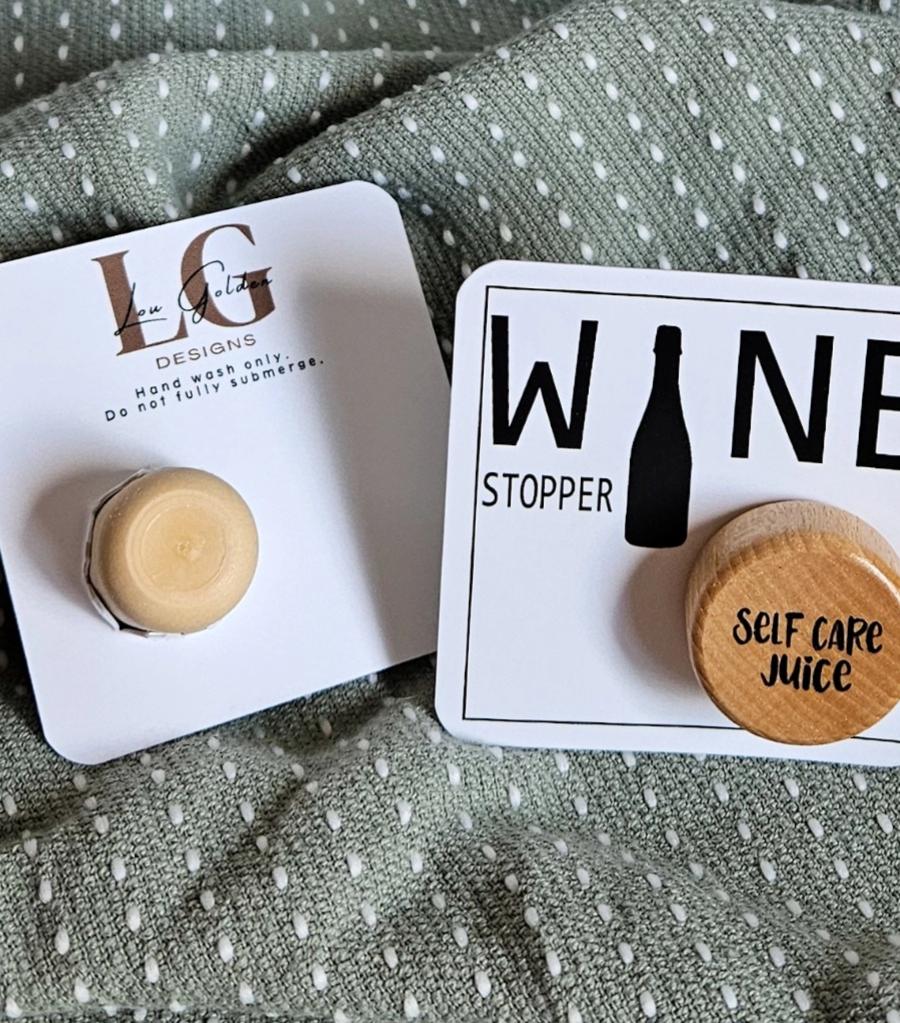 Self Care Juice Wine Stopper