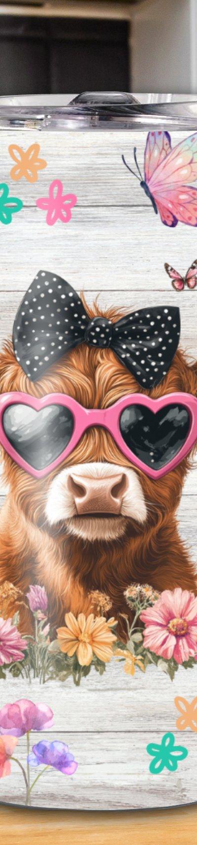 "Sassy Classy & A Bit Grassy" 20oz Cow Tumbler