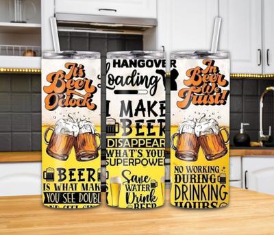 "I Make Beer Disappear" 20oz Tumbler