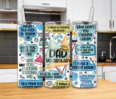 "Dad Vocabulary" 20oz Tumbler