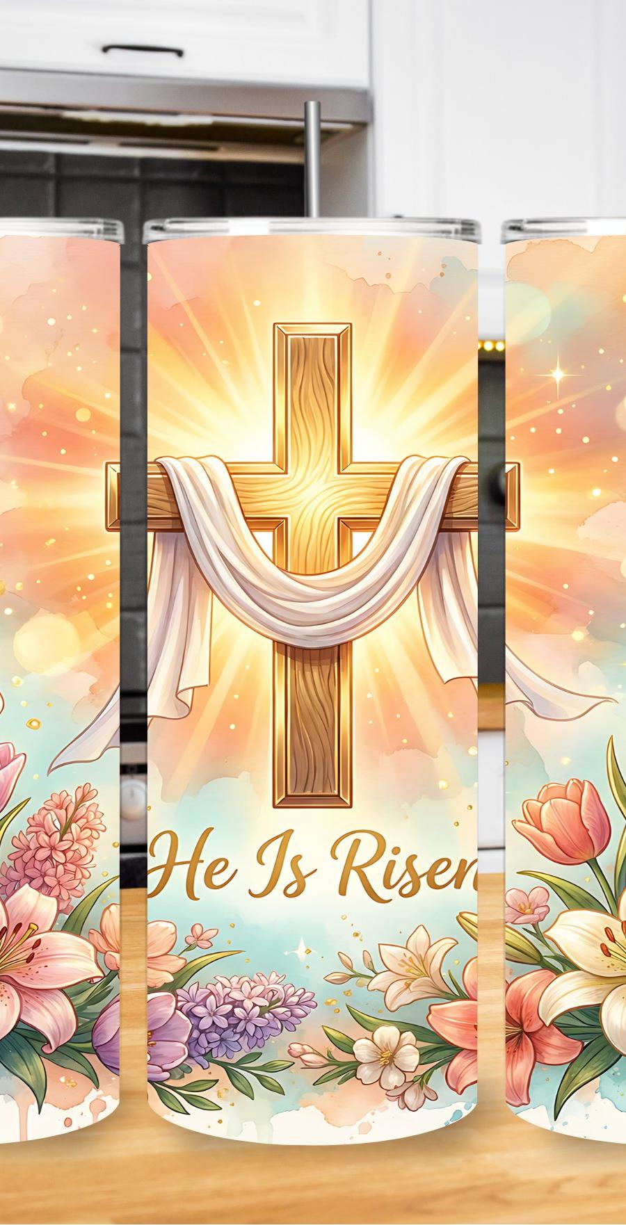 "He Is Risen" 20oz Tumbler