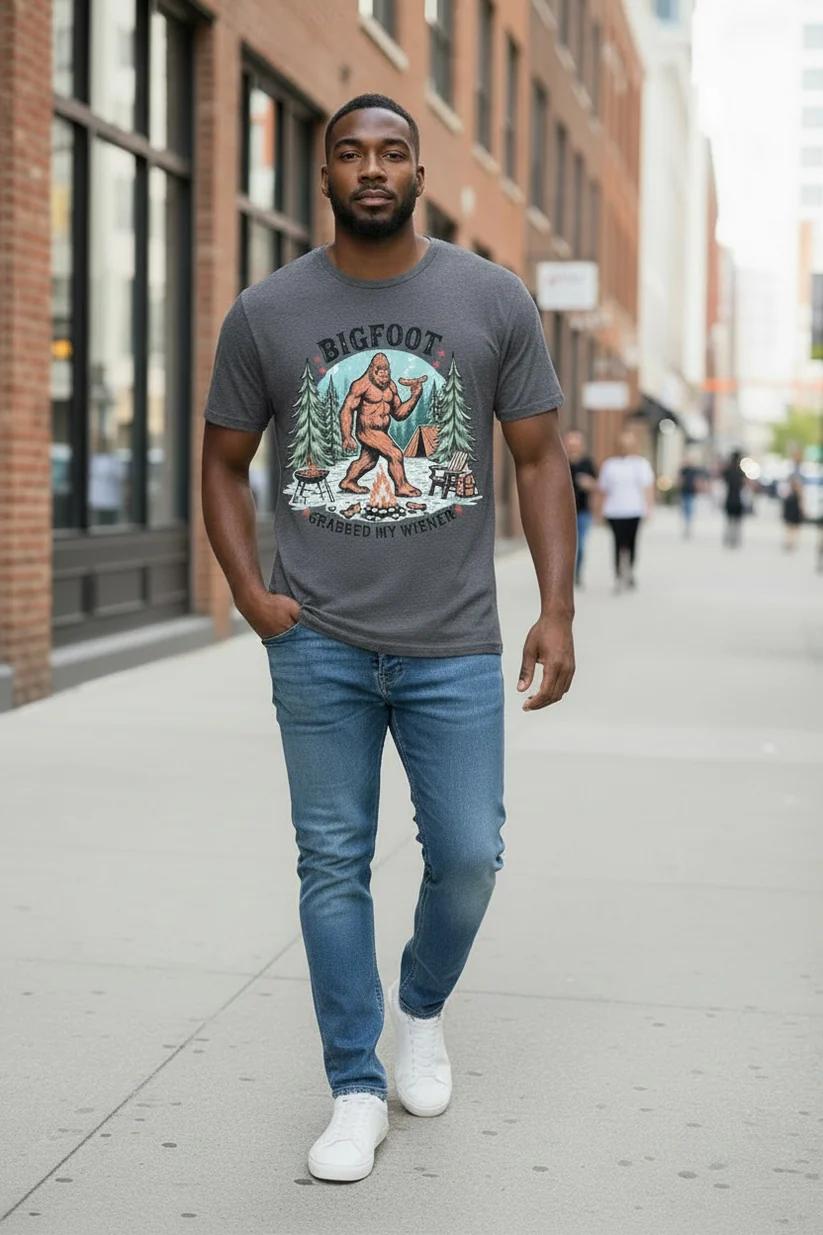 Bigfoot Camping T-Shirt